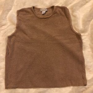Grace knitted sleeveless sweater 1